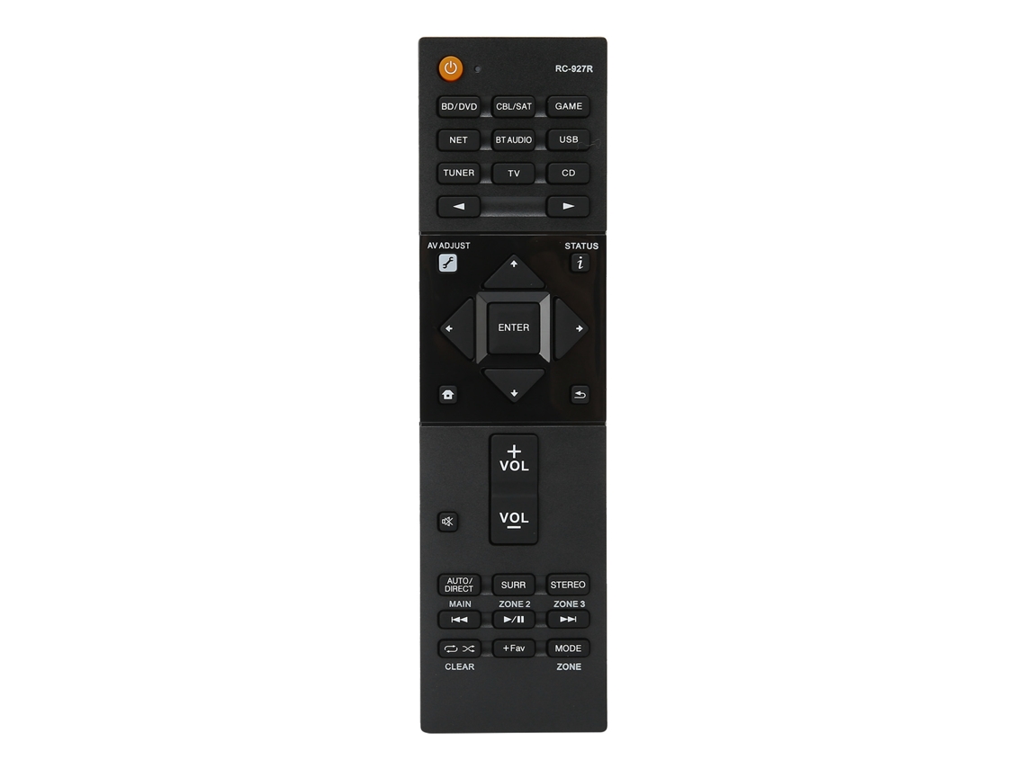 Control Remoto De Repuesto Rc-927r Para Receptores Pioneer Sc-lx701, Sc-lx801 Y Sc-lx901.