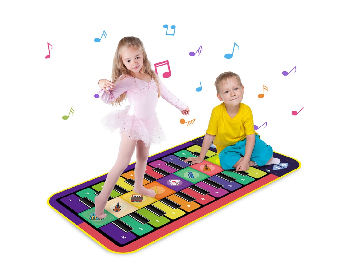 Tapete musical de piano para bebés, juguetes interactivos para padres e hijos, 4953d, 144 x 70 cm, Digitallab