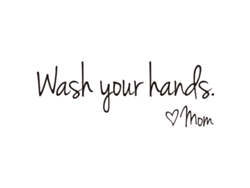 KOFIHETY Pegatinas para Pared de Baño con Frase de Amor a la Mamá | Adhesivos Impermeables para Decorar el Baño