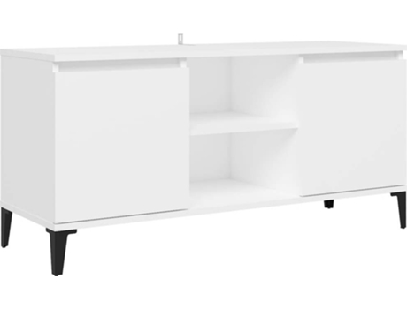 Mueble para la televisión VIDAXL Blanco Madera contrachapada (103.5x35x50 cm)