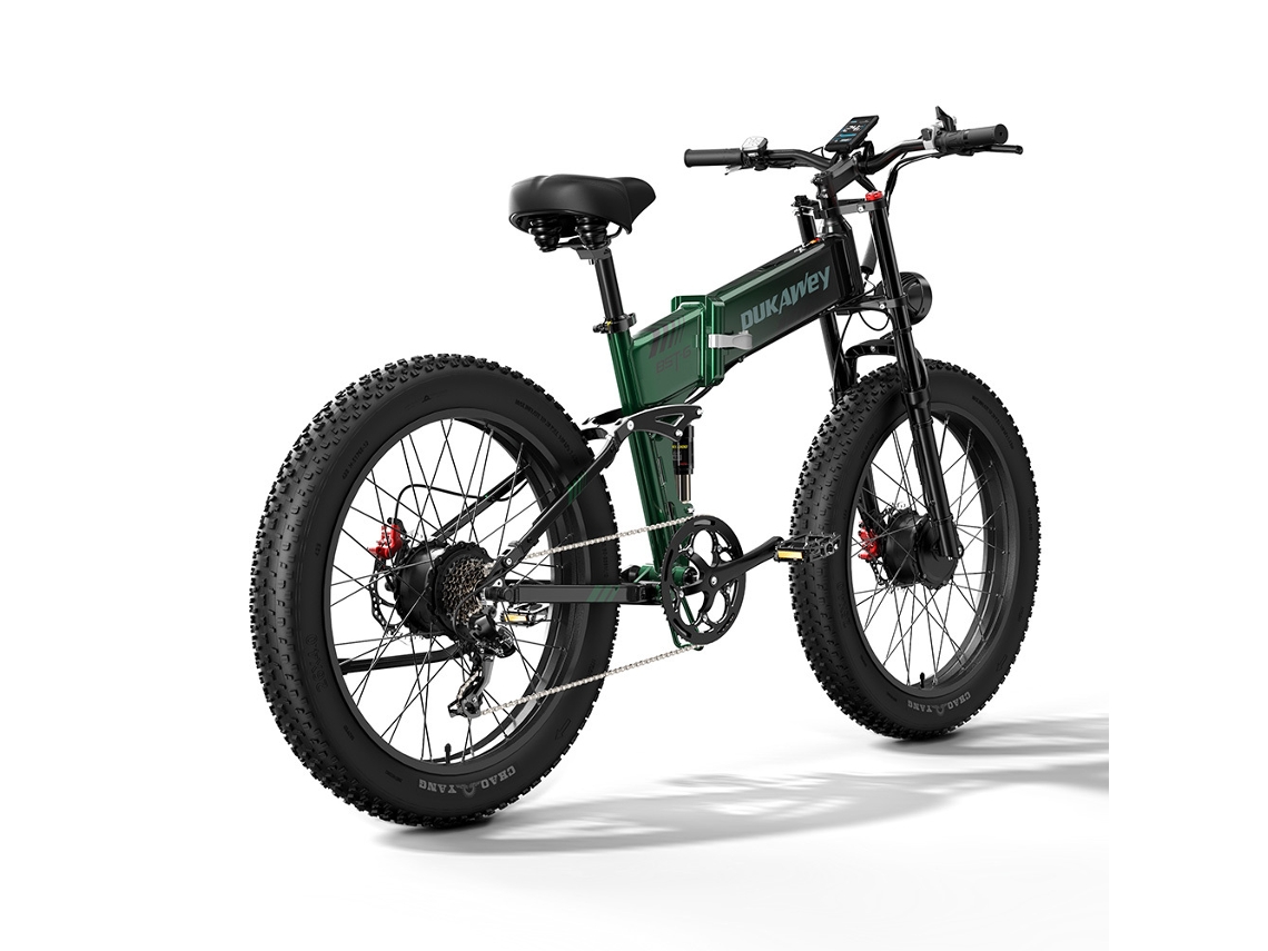 Bicicleta De Montaña Eléctrica Dukawey Bst-6 Con Batería De 48 V Y 17,5 Ah De 26 Pulgadas