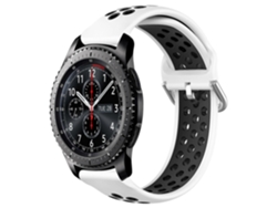 Correa deportiva de silicona perforada y transpirable de 22 mm para Samsung Gear S3 Frontier