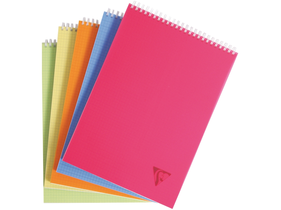 Bloc de Notas Espiral CLAIREFONTAINE Linicolor Din A4 Forrado