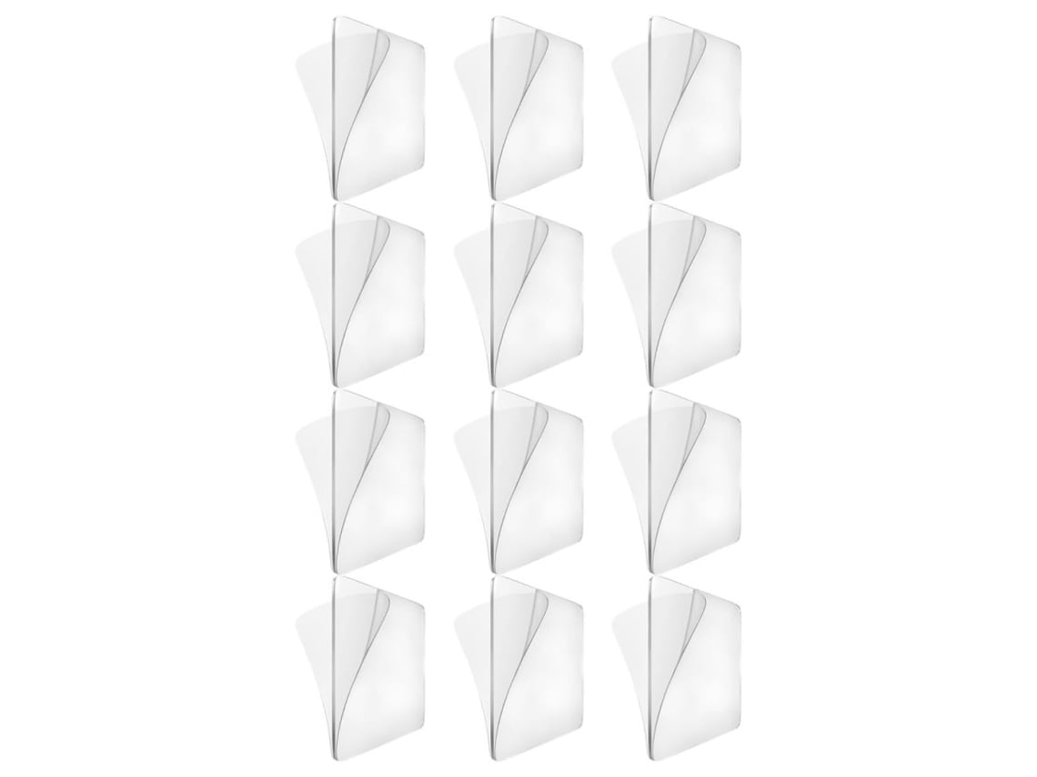 Adesivos Sem Pregos Solustre, 12 Unidades, Fita Adesiva Transparente De Pvc Dupla Face Com Alta Viscosidade Para Evitar