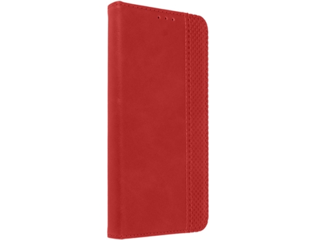 Funda Oukitel C21 AVIZAR FOLIO-RETRO-RD-C21 Rojo