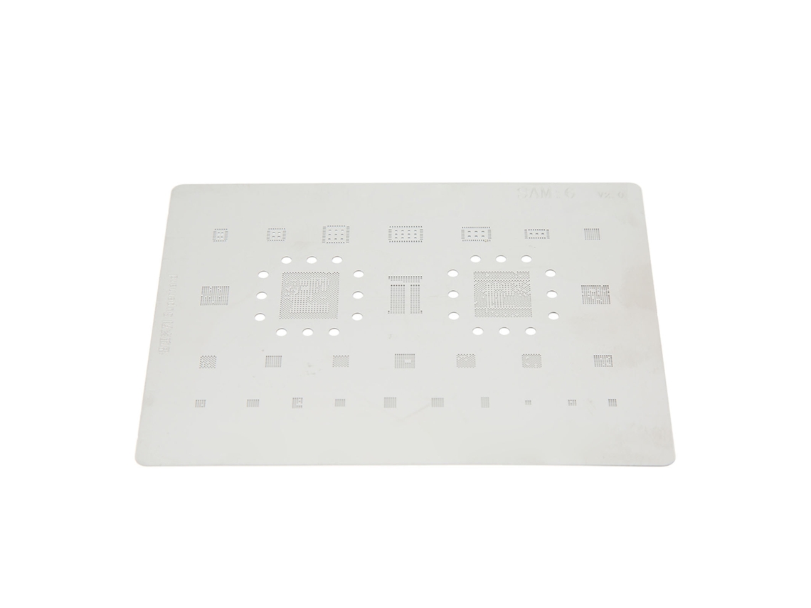 Plantilla Universal Para Enrollar Bga Para Cpu De Teléfonos Móviles Samsung C7010 J610 A7 A5 A3 S5 J7, Acero Inoxidable