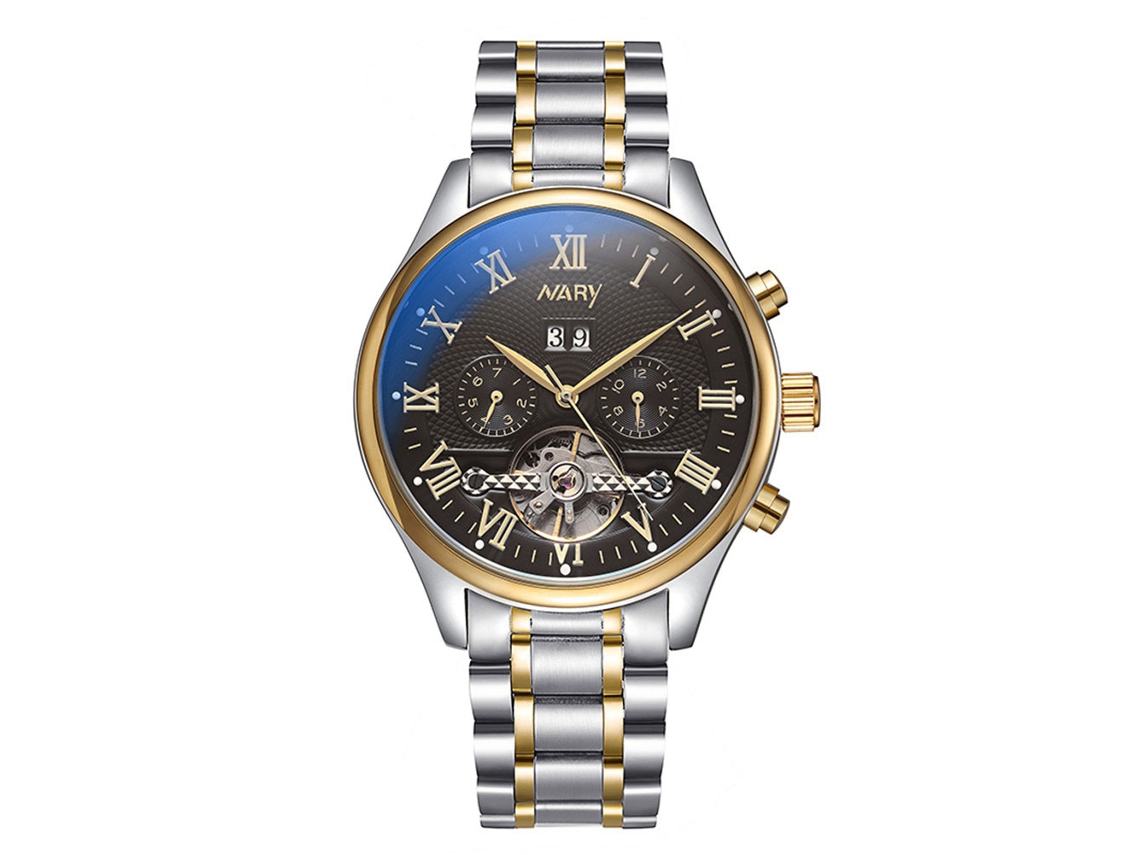Reloj Hombre Empresarial Luminoso Calendario Impermeable Nary Fashionable