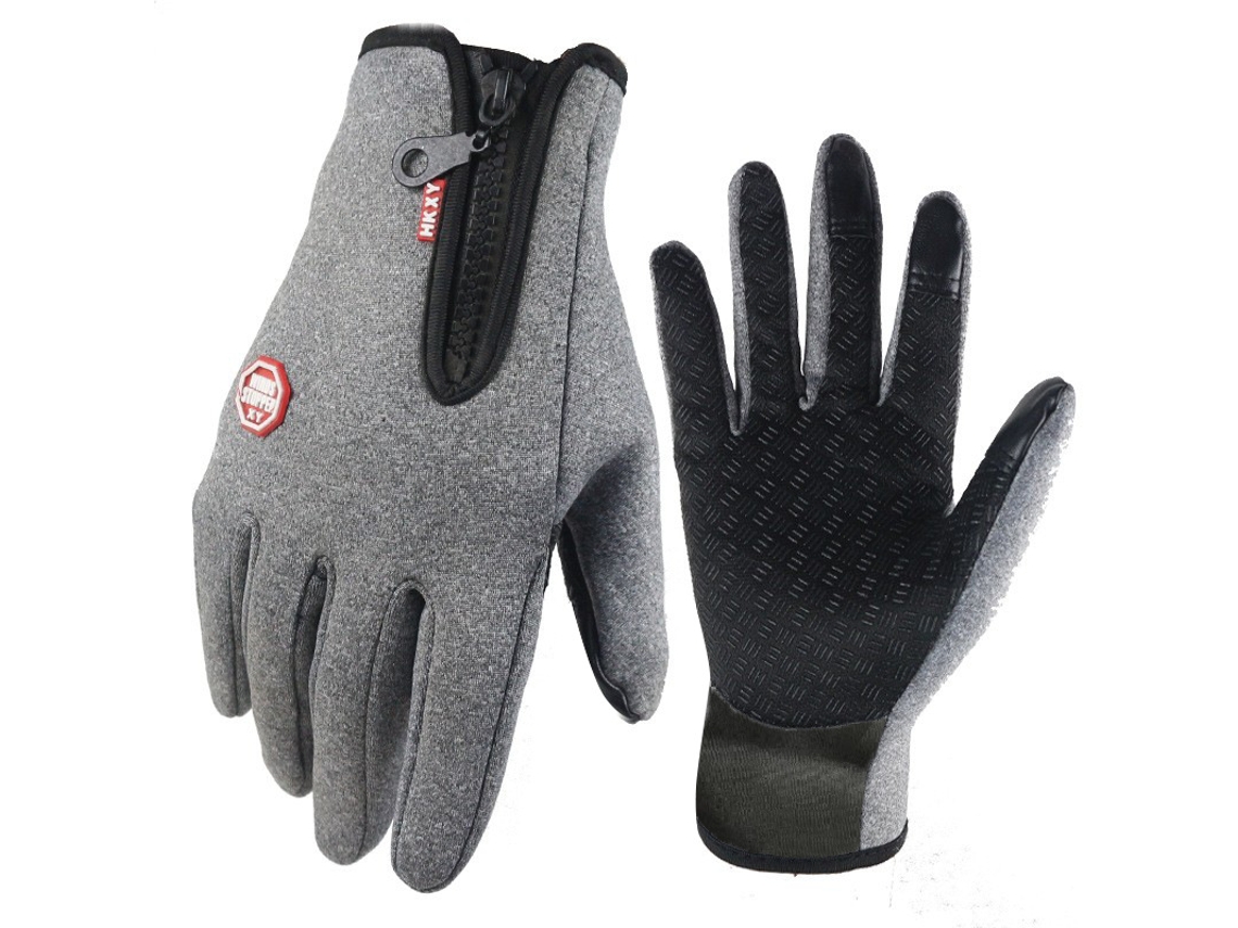 Guantes De Ciclismo De Invierno Con Pantalla Táctil Para Hombre Y Mujer, Cálidos Y Resistentes Al Viento, Color Gris/s Digitallab