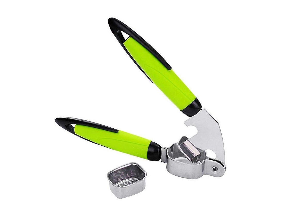 Prensa de ajos creativa para muebles de cocina en negro 20x8x4cm Ideal para triturar ajo 1 unidad Rosewell