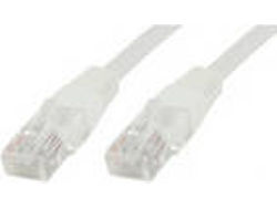 Cable de Red MICROCONNECT (RJ45 - 15 m - Blanco)