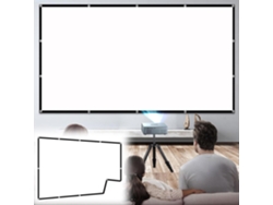 Pantalla De Proyección 4k Hd 4:3/16:9 De 60 A 200 Pulgadas, Plegable, Portátil, Para Proyector De Vídeo,