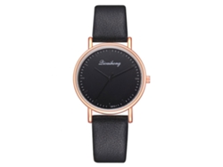 Reloj De Pulsera Casual De Cuarzo Para Mujer Lvpai Con Correa De Pu Marrón.