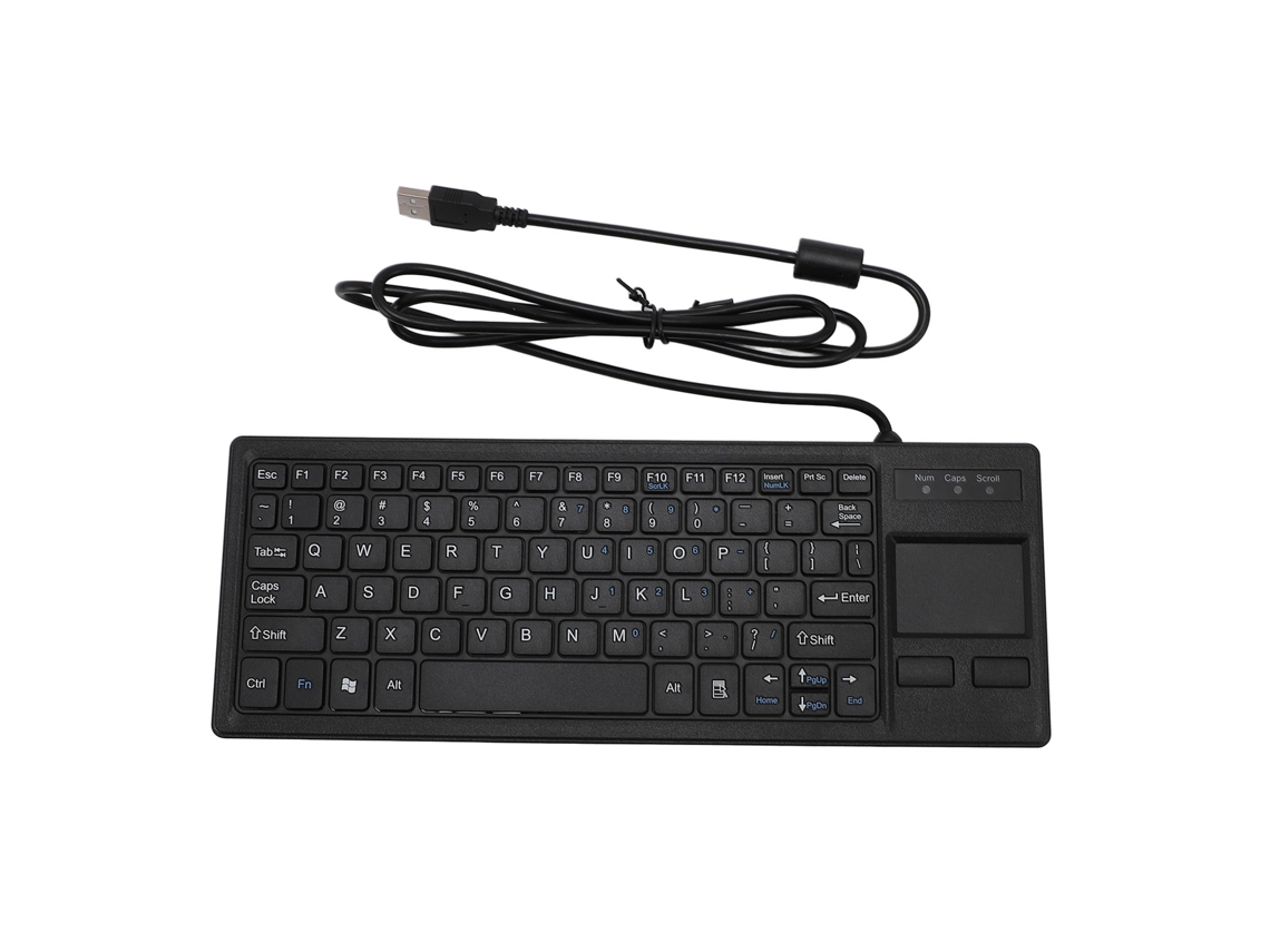 Teclado Mecánico Usb Con Panel Táctil Integrado, Resistente Al Agua Para Entornos Industriales, Portátil, Notebook, Pc