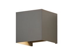 Aplique Led 5W Aplique Exterior/Interior Gris Ajustable Doble Haz Impermeable Ip65 230V 3000K NETTLIFE