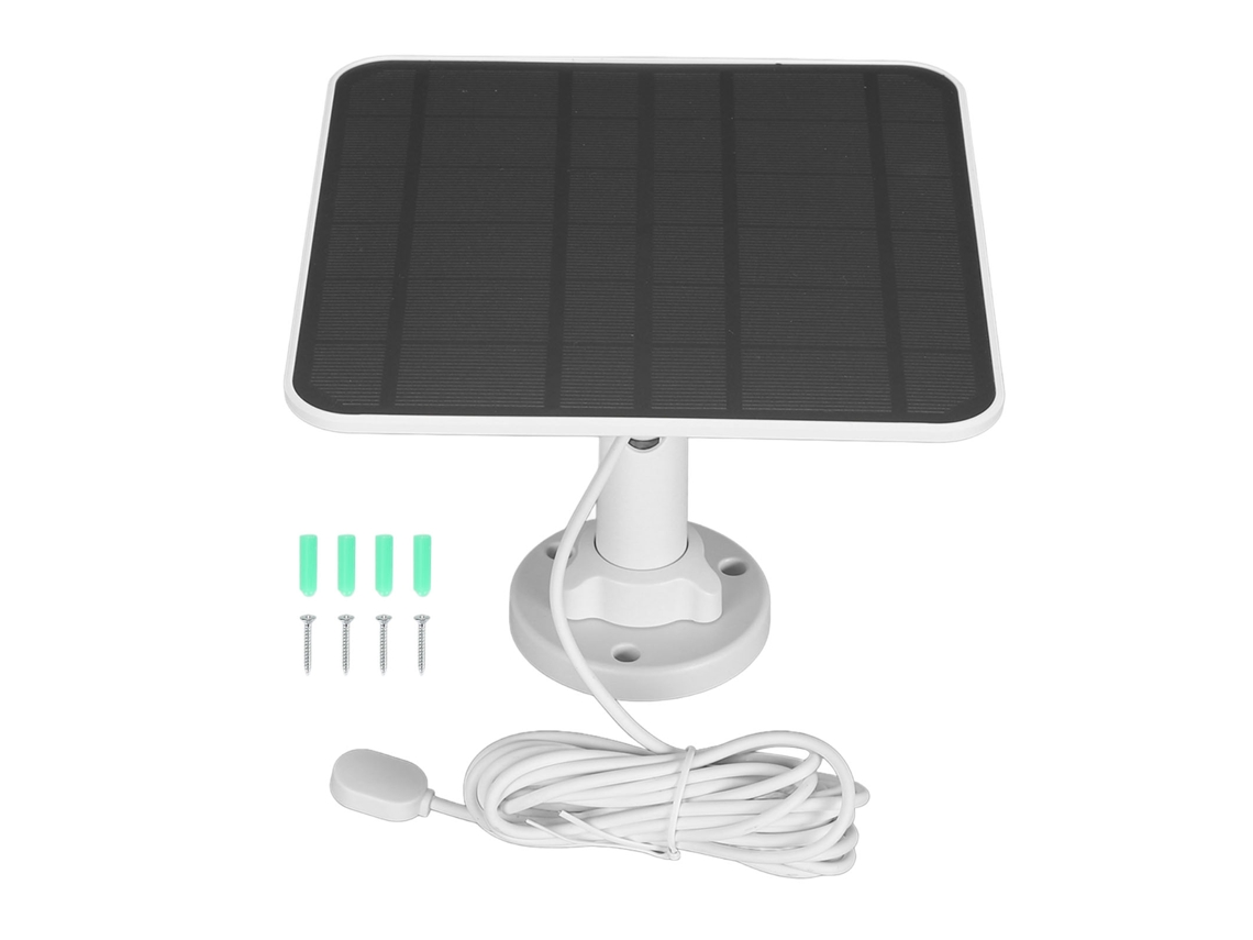 Panel Solar 12w Cargador Ip65 Impermeable Para Cámara De Seguridad Arlo Pro 3 Pro 4 Ultra 2 Go 2