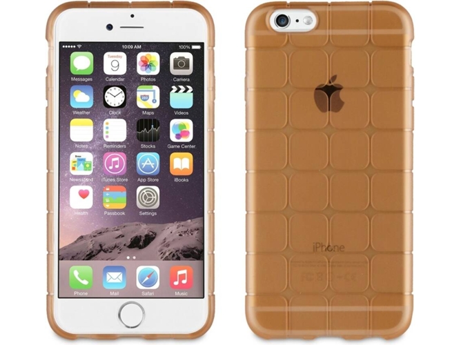 Funda iPhone 6, 6s, 7, 8 MUVIT Life Marrón