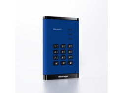 Disco duro externo Diskashur3 de 500 GB, USB tipo C de 2,5", 3.2 Gen 1, azul, Istorage (3.1 Gen 1)