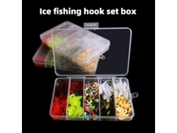 Kit De Señuelos Para Pesca En Hielo Con 160 Piezas, Señuelos Y Anzuelos Para Lucioperca, Tipo De Pez Crappie Y Otros Peces De Agua Dulce.