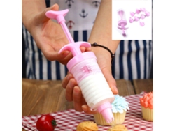 Juego de boquillas para decorar pasteles, jeringa para glaseado, 8 boquillas de plástico, 1 juego