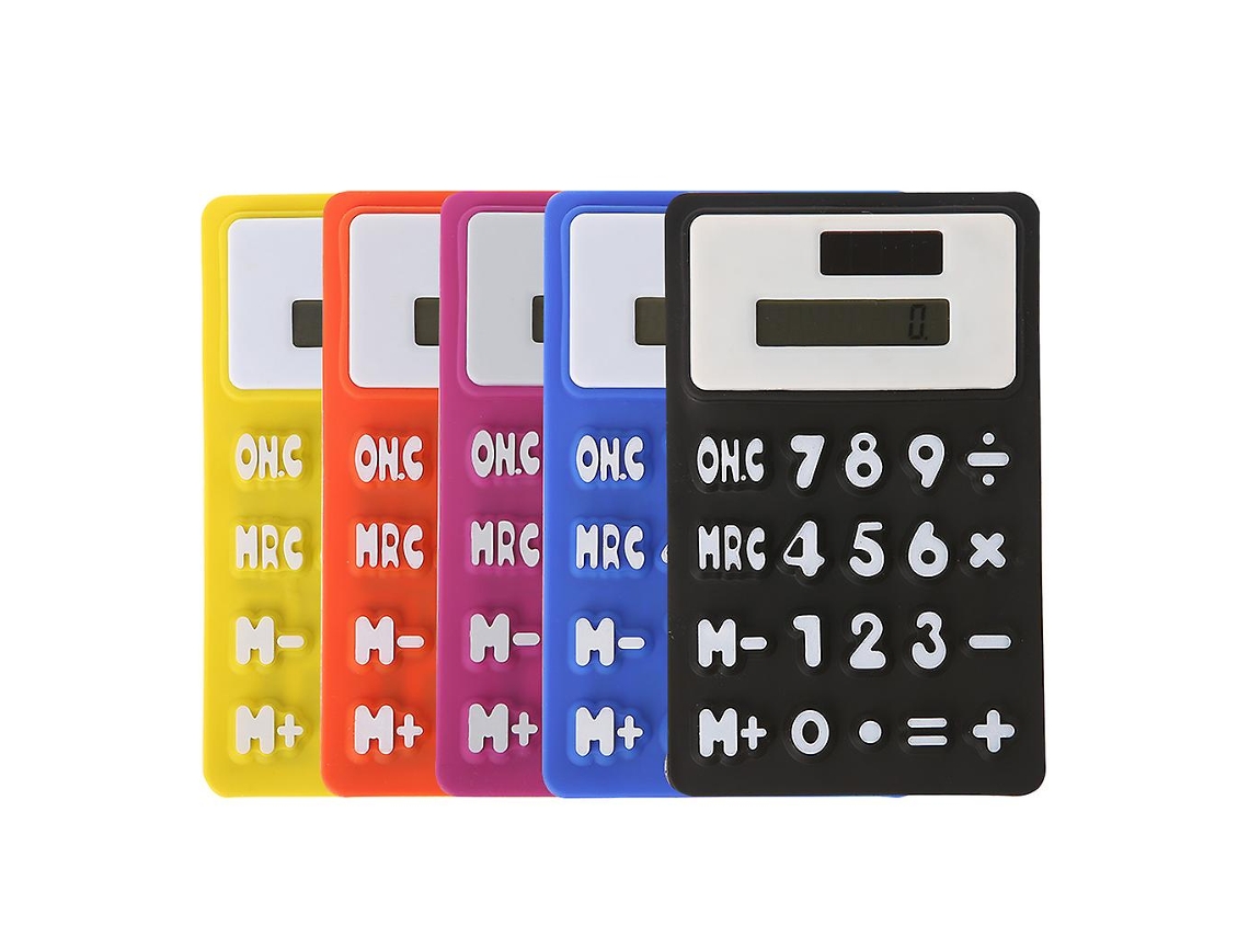 Calculadora de bolsillo plegable Calculadora científica de silicona solar de mano ALLINLESS