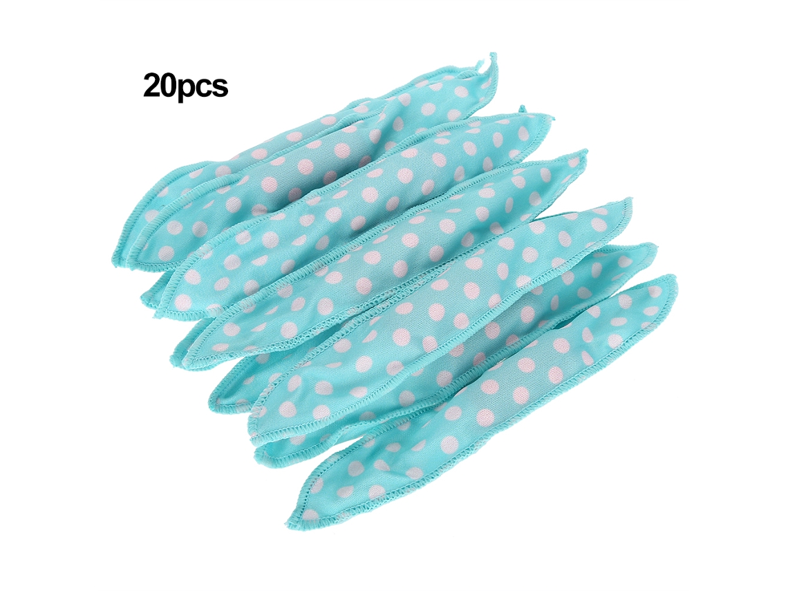 2026-20 Piezas/Bolsa Gancho mágico de plástico para rizomas, herramienta manual para peinado DIY
