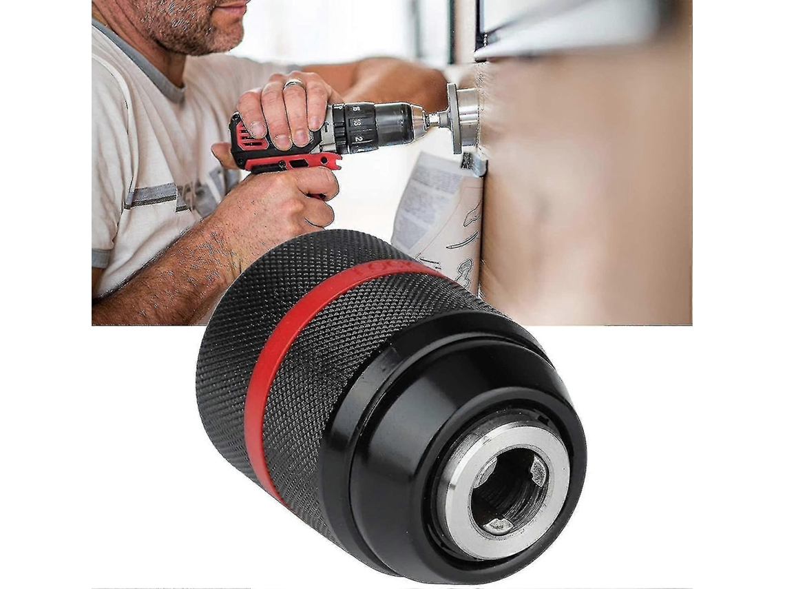 Mandril De Taladro Autoadherente Sin Llave, Montaje 1/2-20 Unf, Rango De Sujeción 2-13mm Para Taladros Manuales