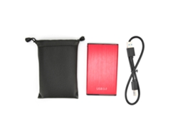 Disco Duro Externo Mecánico (2.5 Pulgadas Usb3.0) Rojo 320g