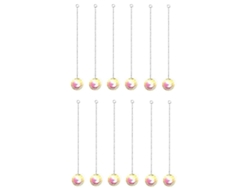 12 adornos de cristal para jardín: campanillas de viento, atrapa arcoíris, prisma, colgante de sol, cristal de Bauhinia.