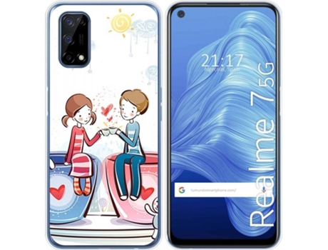 Carcasa Realme 7 5G TUMUNDOSMARTPHONE Café Multicolor