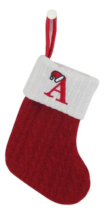 Calcetines de punto con el alfabeto, regalo de Navidad 2025vayotoy