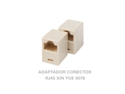 Adaptador de conector RJ45 Xin Yue 8078 Blanco