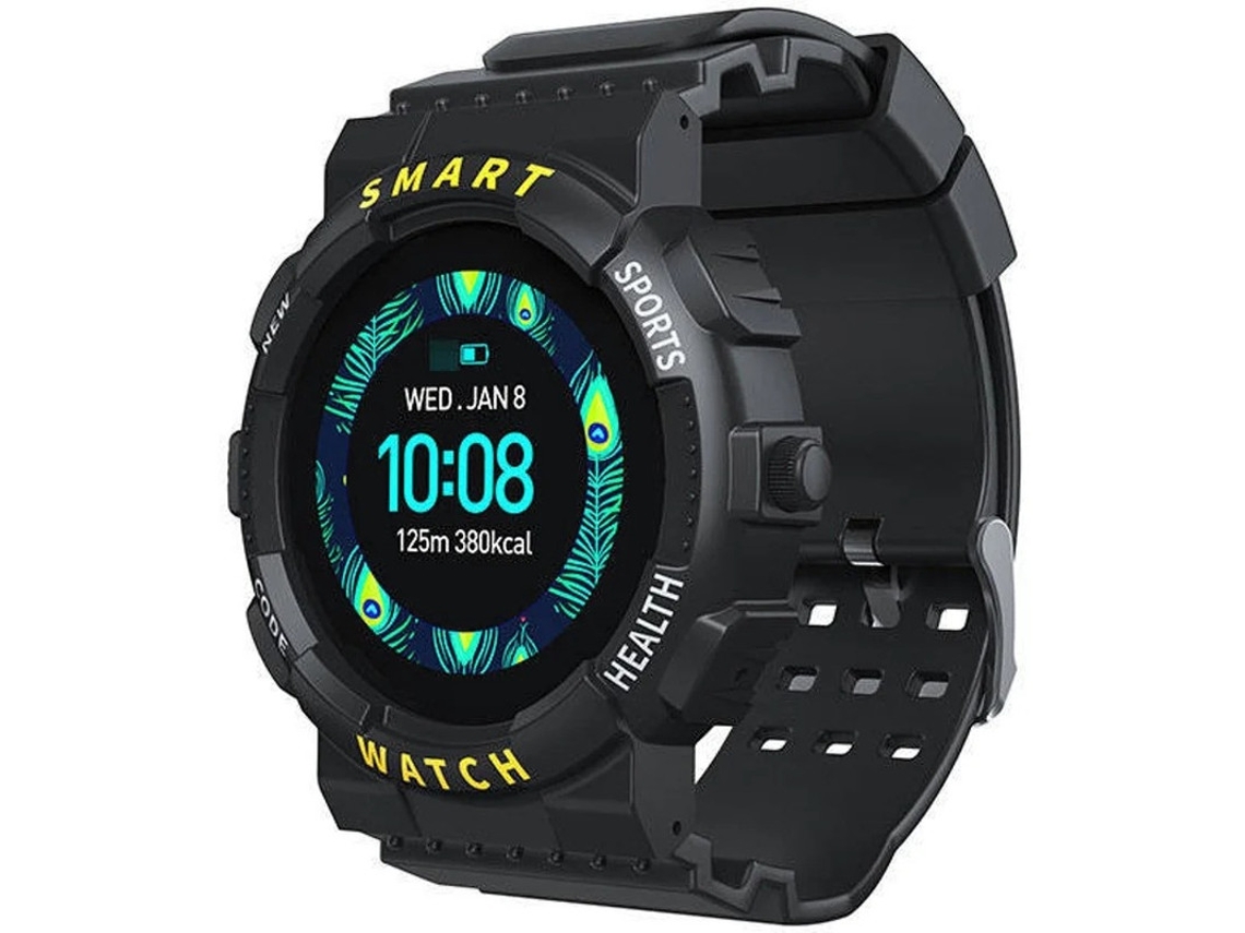Reloj deportivo inteligente para Android e iOS, resistente al agua IP67, monitor de sueño para hombres y mujeres, pantalla táctil, 30 días de autonomía, Bestvite (negro)