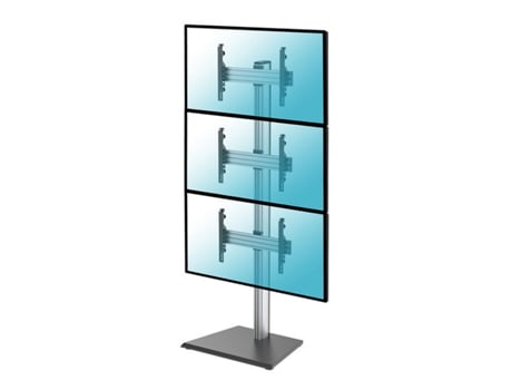 Soporte de suelo para 3 TV 40"-65", Altura 240 cm