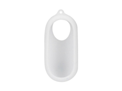 Funda protectora de silicona para cámara digital Smart Motion, antivibración para cámaras Insta360 Go Thumb Facpoet (blanca)