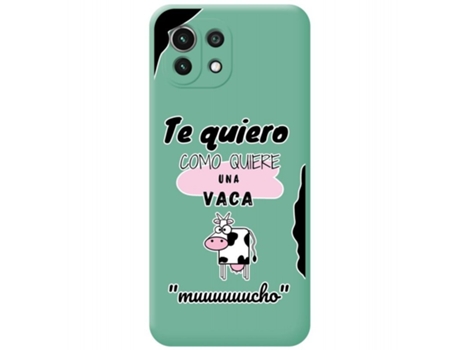 Carcasa Xiaomi Mi 11 Lite 4G / 5G / 5G NE TUMUNDOSMARTPHONE Silicona Líquida Dibujos Verde