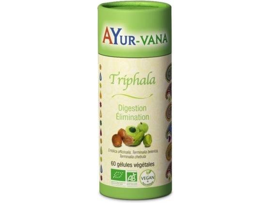 Complemento Alimentar AYUR-VANA Cápsulas Triphala Bio (60 cápsulas)