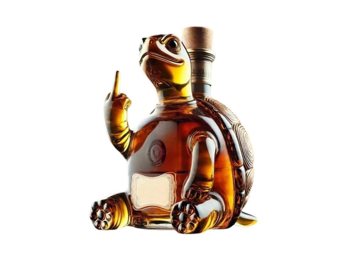 Decantador De Whisky 3d Con Forma De Tortuga Y Pulgar Para Decoración De Bar, Oficina Y Hogar.