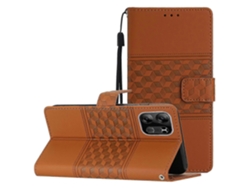 25-26 For Tecno Pop 7 Pro Diamond Embossed Skin Feel Leather Phone Case With Lanyard