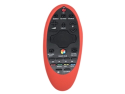 Capa De Silicone Macia Para Controle Remoto Samsung Tv Bn94-07557 A07469u A55 H6400j Vermelha