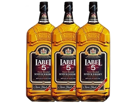 Whisky BARDINET Blended Bardinet Label 5 Anos (1.5 L - 3 unidades)