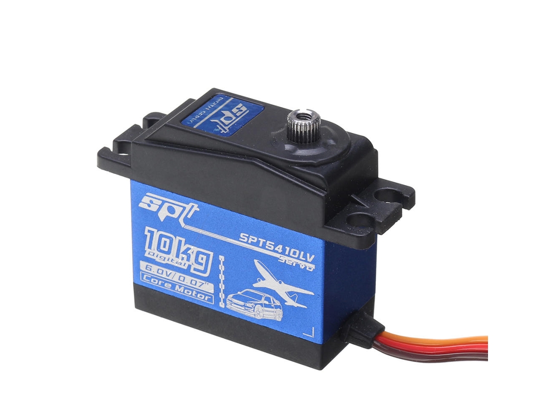 Servo Digital Spt Spt5410lv De 90 10kg Con Núcleo De Hierro Y Engranajes Metálicos Para Coches Rc A Escala 1:10.