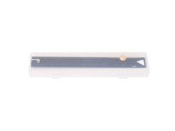 Régua De Marcenaria 250mm De Alumínio Multifuncional Para Medição E Marcação Com Traçador
