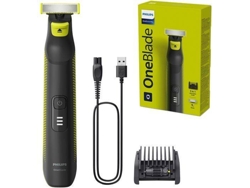 Afeitadora Eléctrica PHILIPS OneBlade Pro QP6506/15 Wet&Dry Shaver (Autonomía: 90 min - Batería)