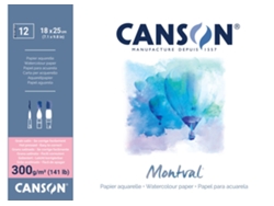 Bloco de Acuarela CANSON Montval Din A3 300 G/M²