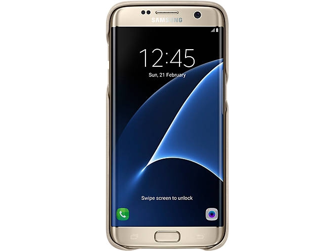 También Envolver Fuera de servicio Carcasa SAMSUNG Galaxy S7 Edge EF-VG935 Dorado | Worten.es
