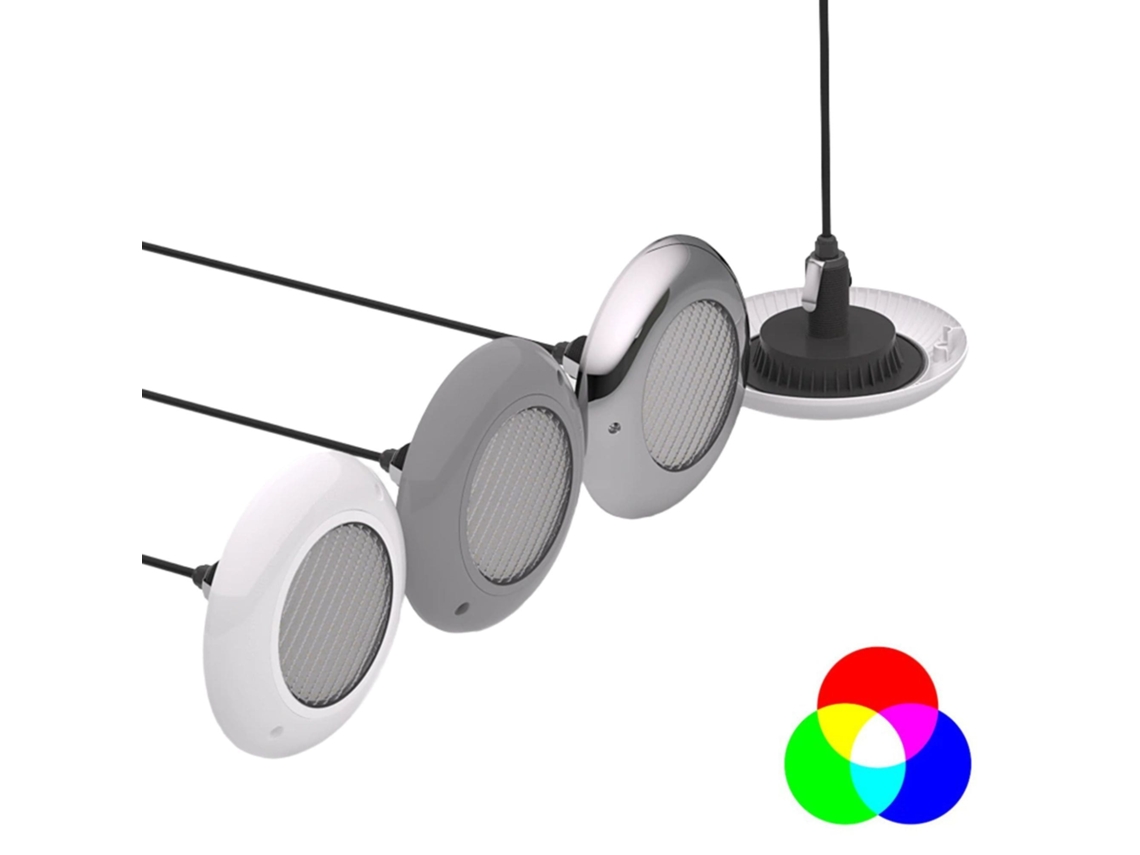 Foco Led Piscina Proyector 250 Easy Way Rgb 18w 520lm Ip68 - Inox