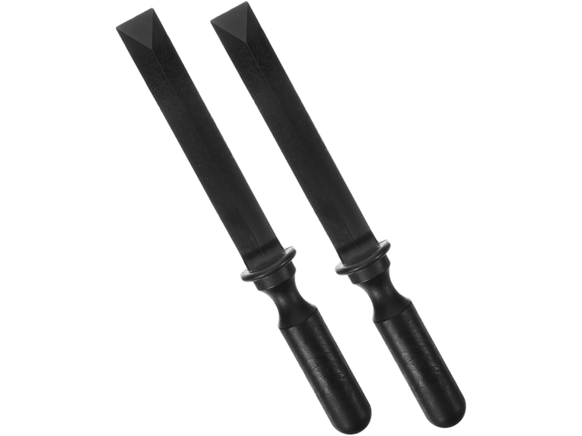 2 Raspadores De Ruedas De Plástico Negro, Herramienta Rápida Para Desmontaje Y Extracción.