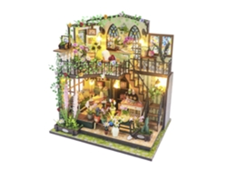 Modelo 3d De La Casa De Las Flores De Darcy, Con Luces Led. 22x17x24 Cm.