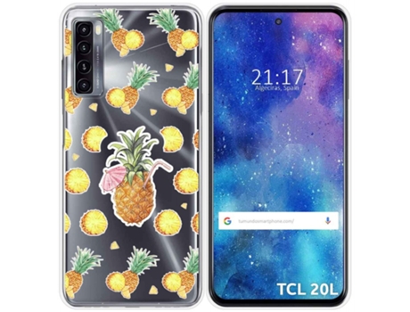 Carcasa TCL 20L / 20L+ TUMUNDOSMARTPHONE Dibujos Transparente Multicolor