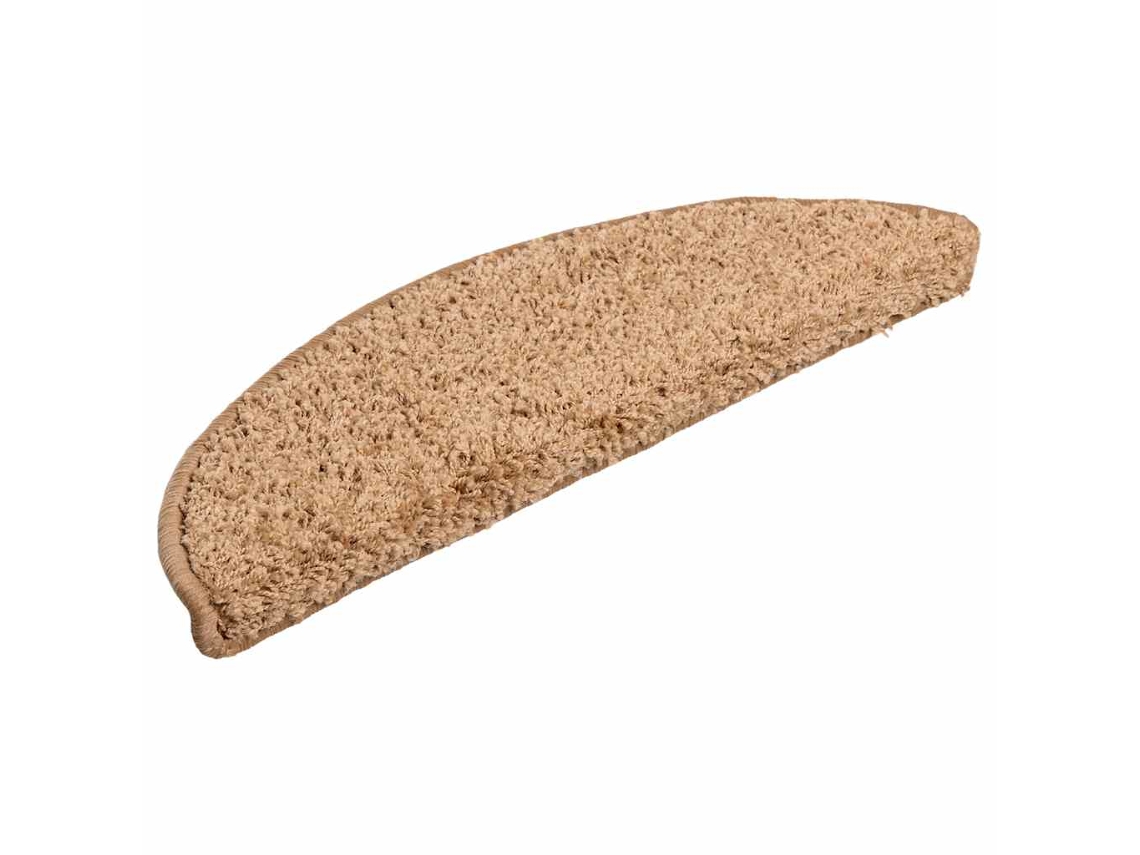 Felpudos Para Escaleras (30 Uds, 56 X 17 X 3 Cm, Beige, Semicirculares)